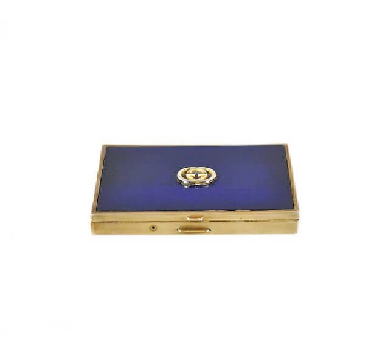 Portasigarette in ottone e metallo laccato di Gucci, anni '60 1236669