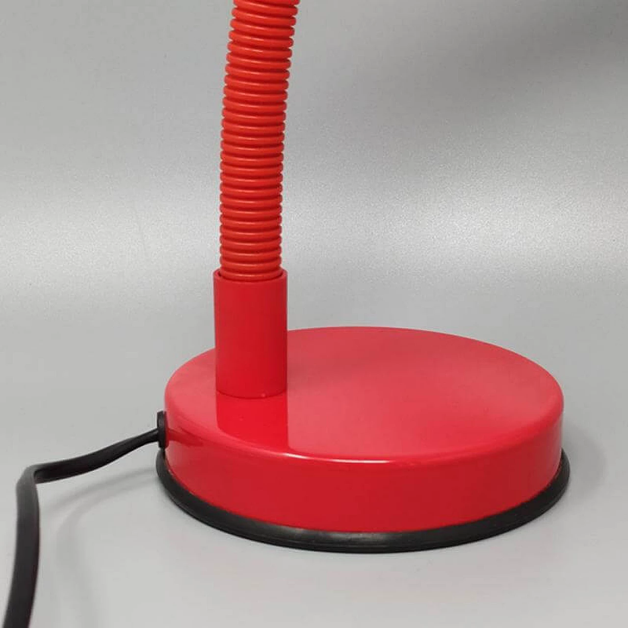 Lampada da tavolo rossa di Veneta Lumi, anni '70 1236711