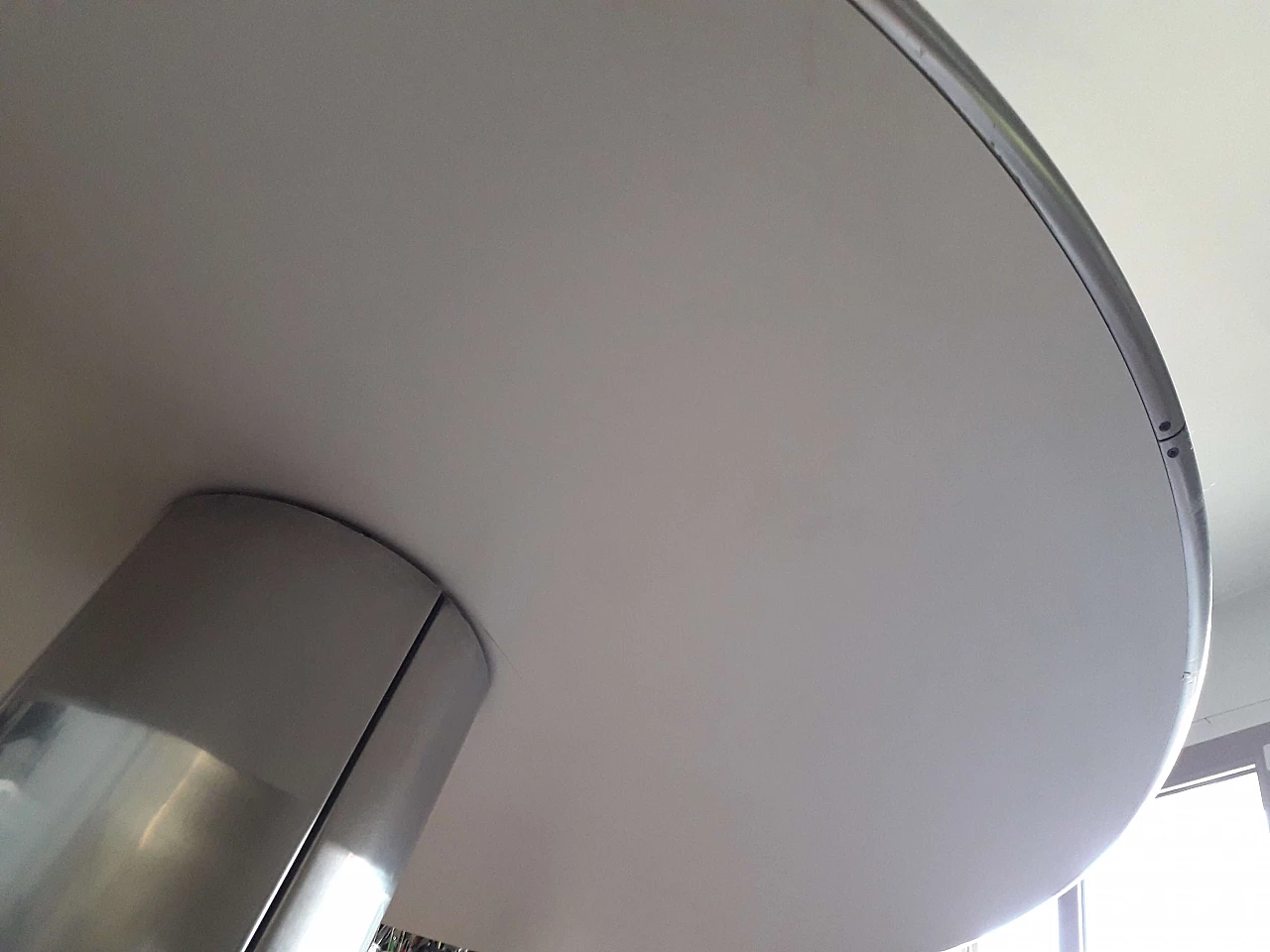 Table in laminate, steel and aluminum attributed to Antonia Astori, 60s 1237130