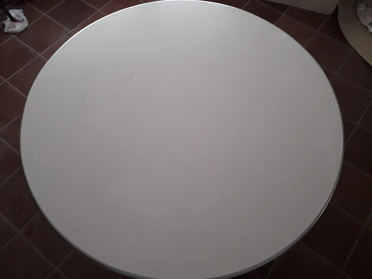 Table in laminate, steel and aluminum attributed to Antonia Astori, 60s 1237137