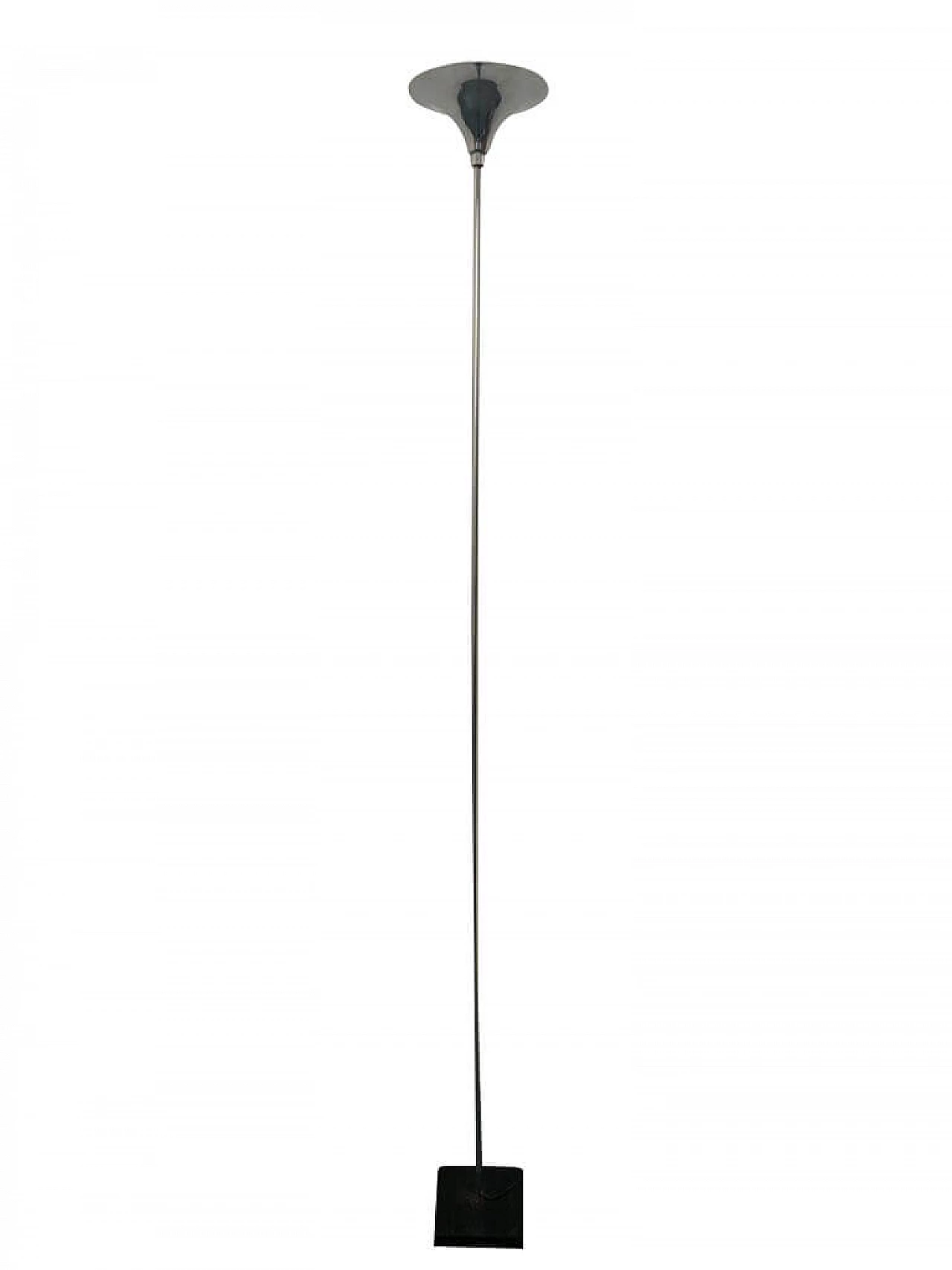 Iron and steel floor lamp, 1970s 1237166