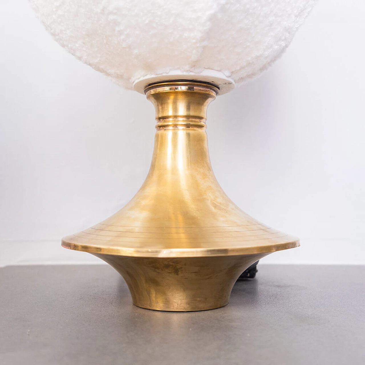 3 Brass table lamps by Lamperti, 70s 1237465