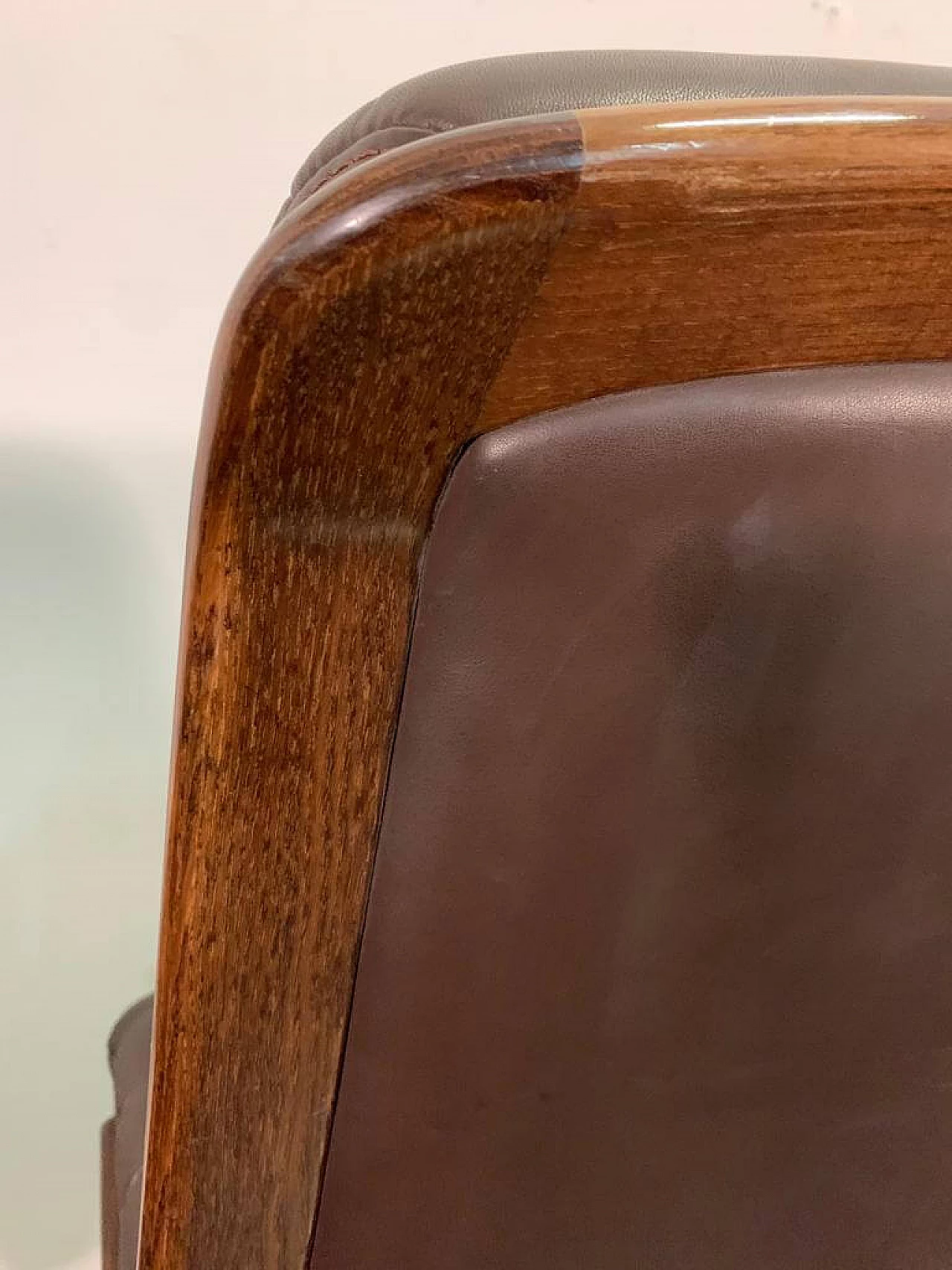 10 Leather swivel chairs by Vaghi, 1980s 1237636