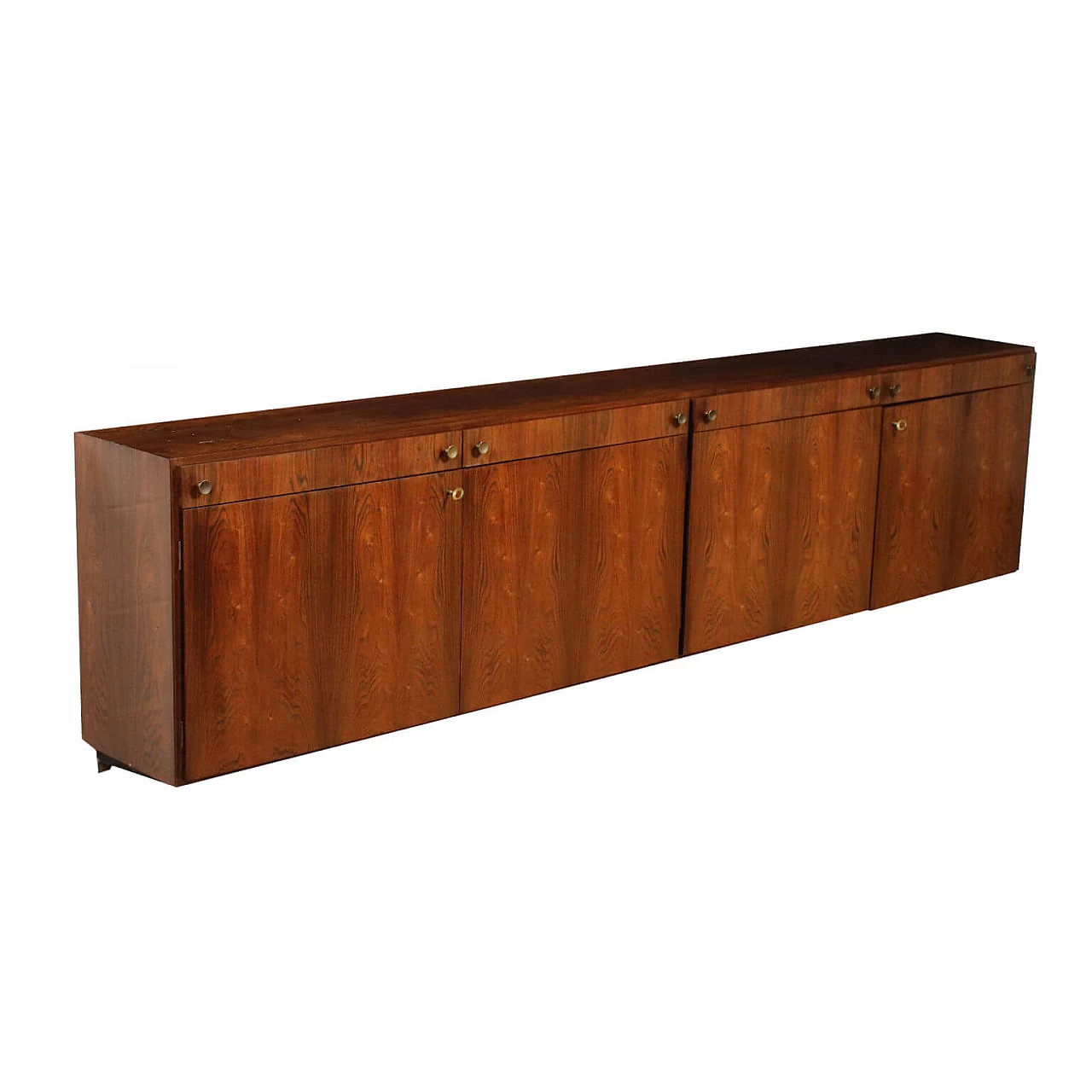 Hanging sideboard in rosewood, 60s 1237793