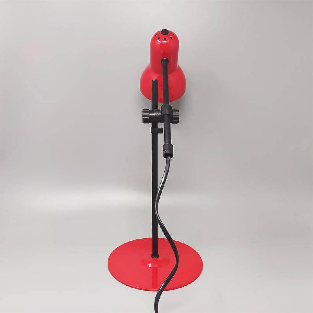 Red table lamp by Veneta Lumi, 1970s 1237854
