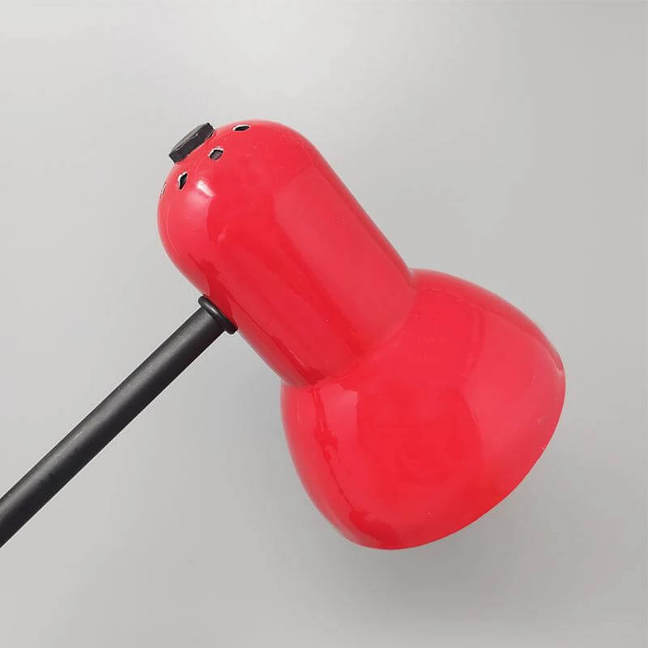 Red table lamp by Veneta Lumi, 1970s 1237855