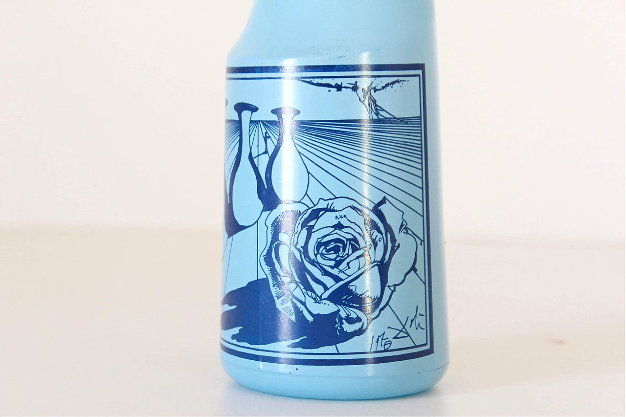 Tris di Bottiglie da liquore con disegni di Salvador Dali per Rosso Antico, anni '70 1238184