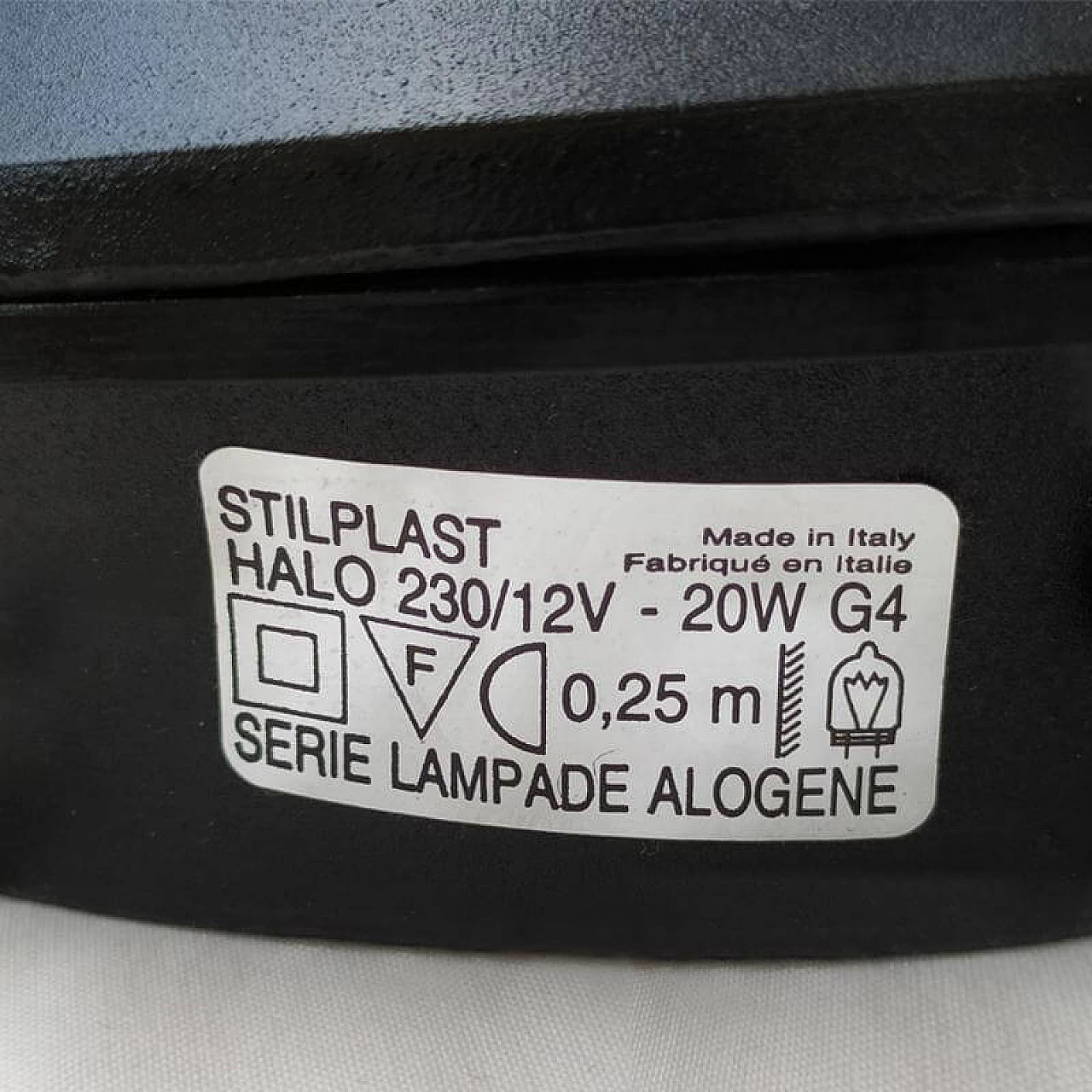 Halogen table lamp by Stilplast, 80s 1238270