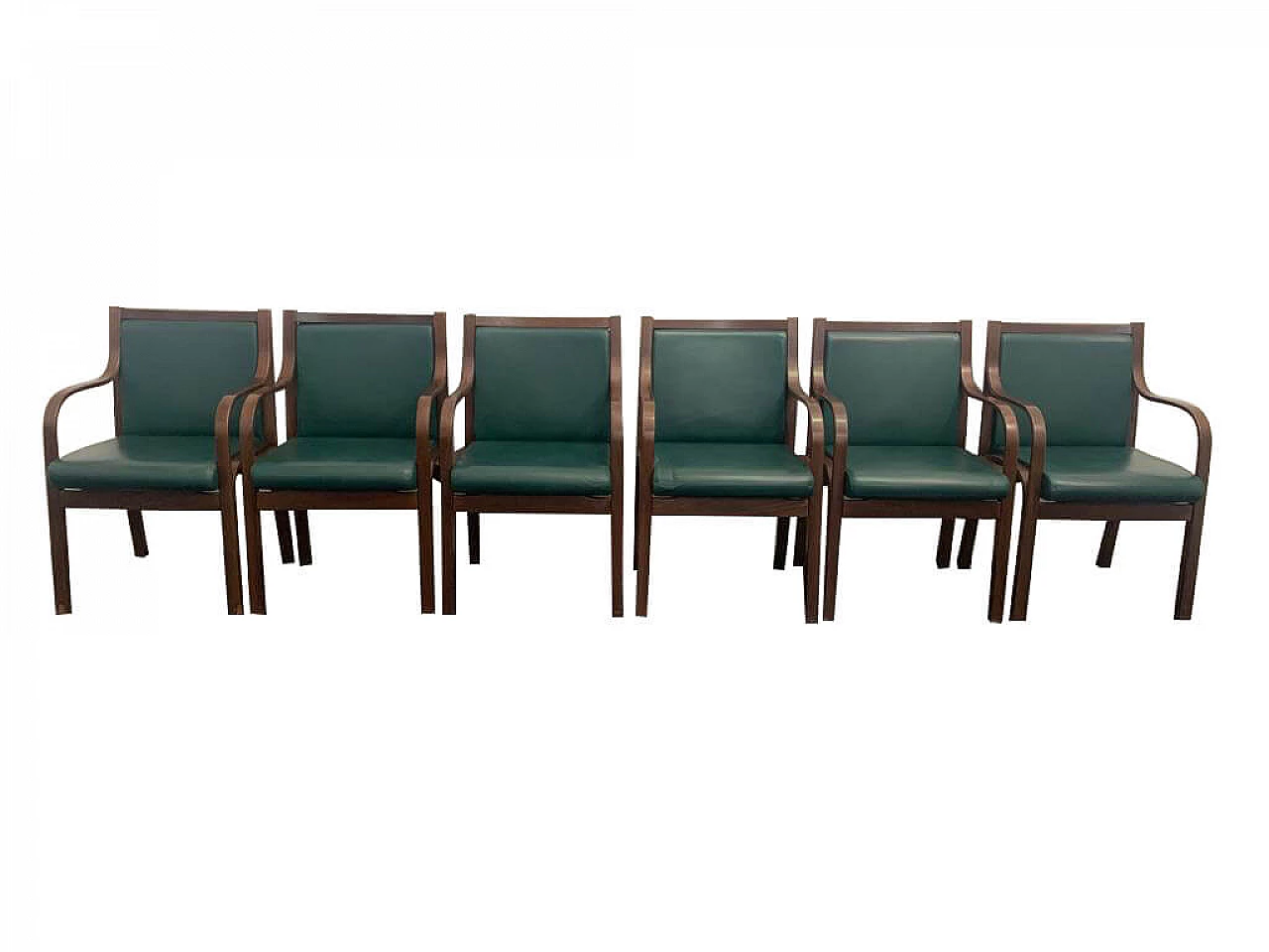 6 Chairs by Vittorio Gregoretti for Poltrona Frau, 1950s 1238320