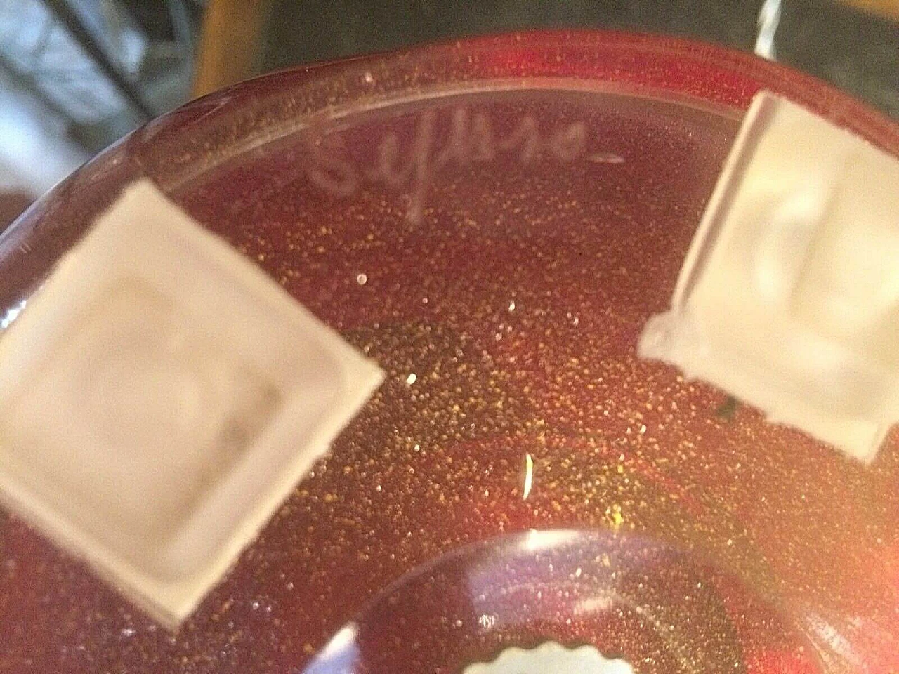 Vaso lampada da tavolo in vetro di Murano di Seguso, anni '60 1238331