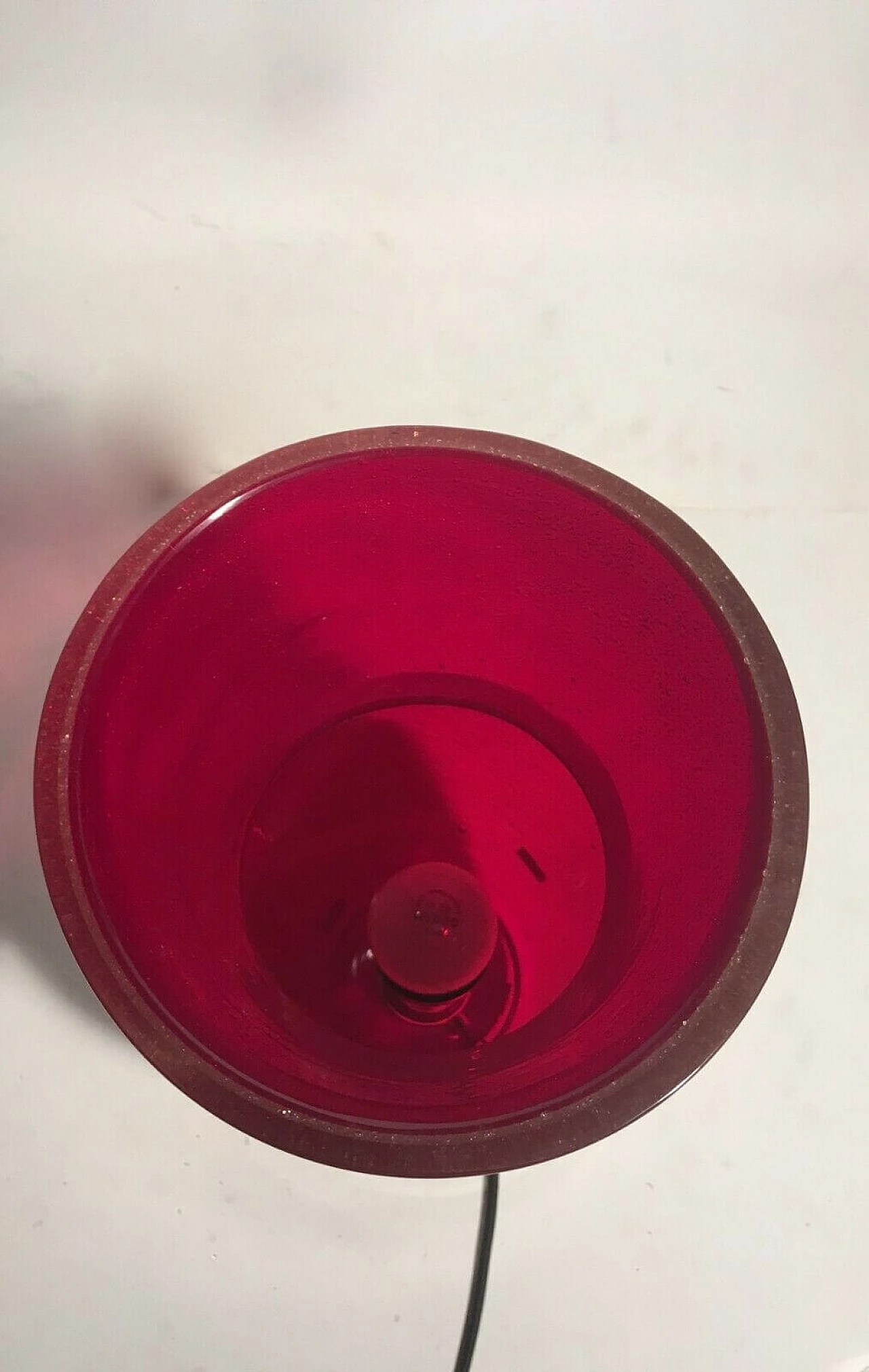 Vaso lampada da tavolo in vetro di Murano di Seguso, anni '60 1238336