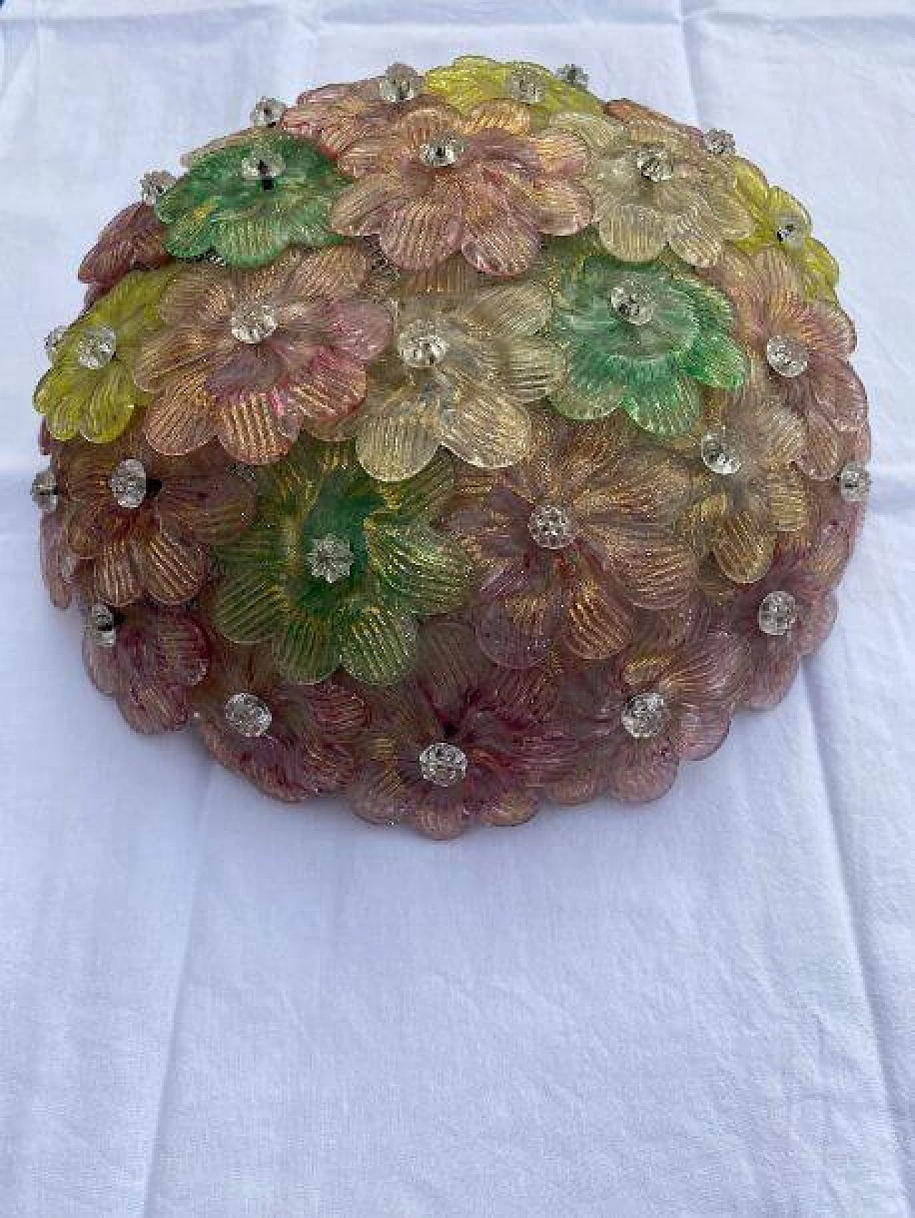 Plafonnier Barovier & Toso in Murano glass, 60s 1238664