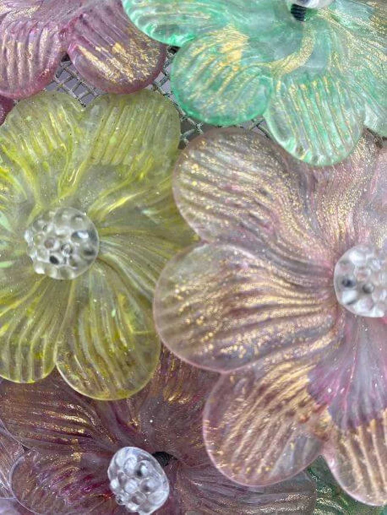 Plafonnier Barovier & Toso in Murano glass, 60s 1238665