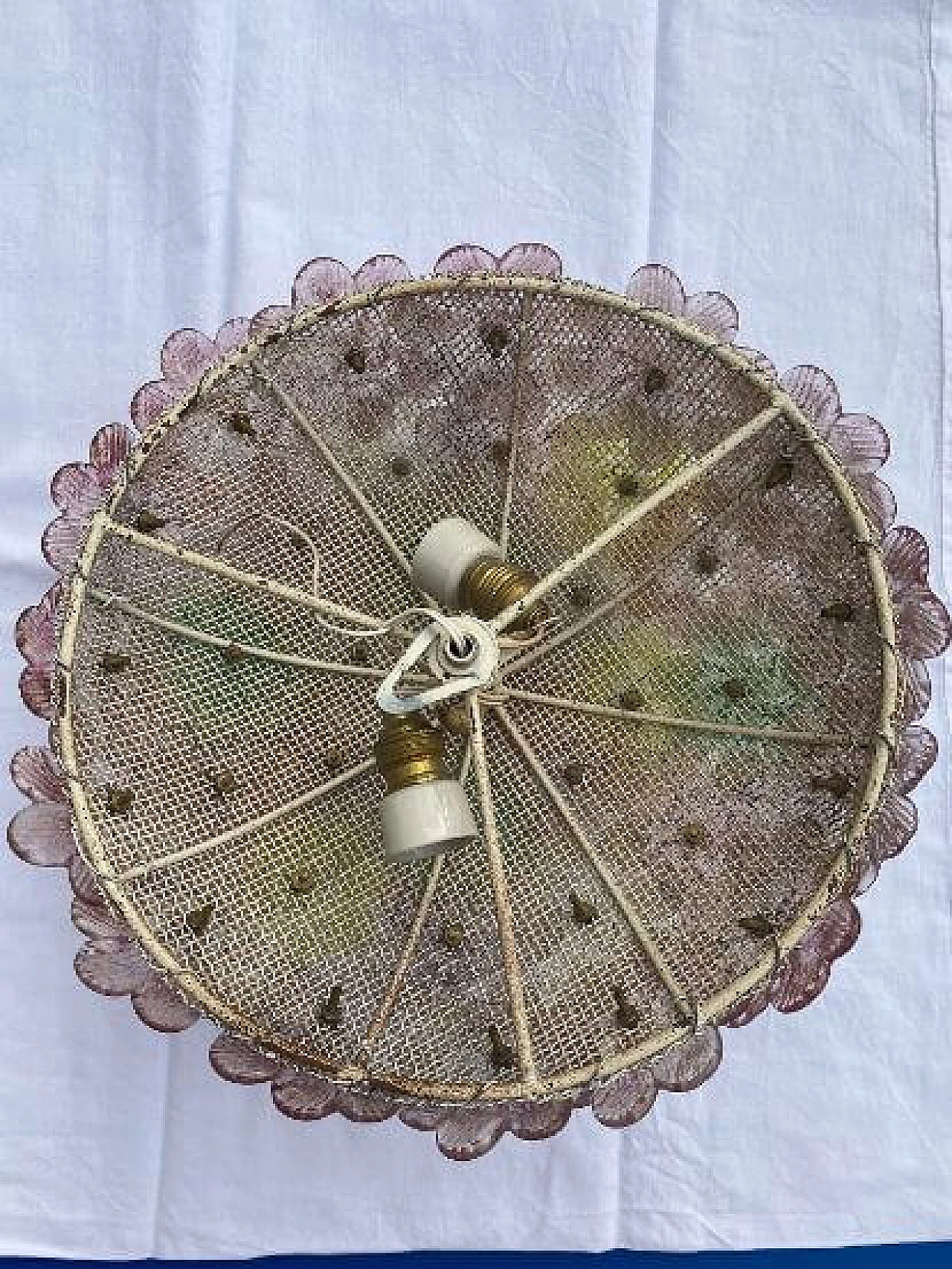 Plafonnier Barovier & Toso in Murano glass, 60s 1238666