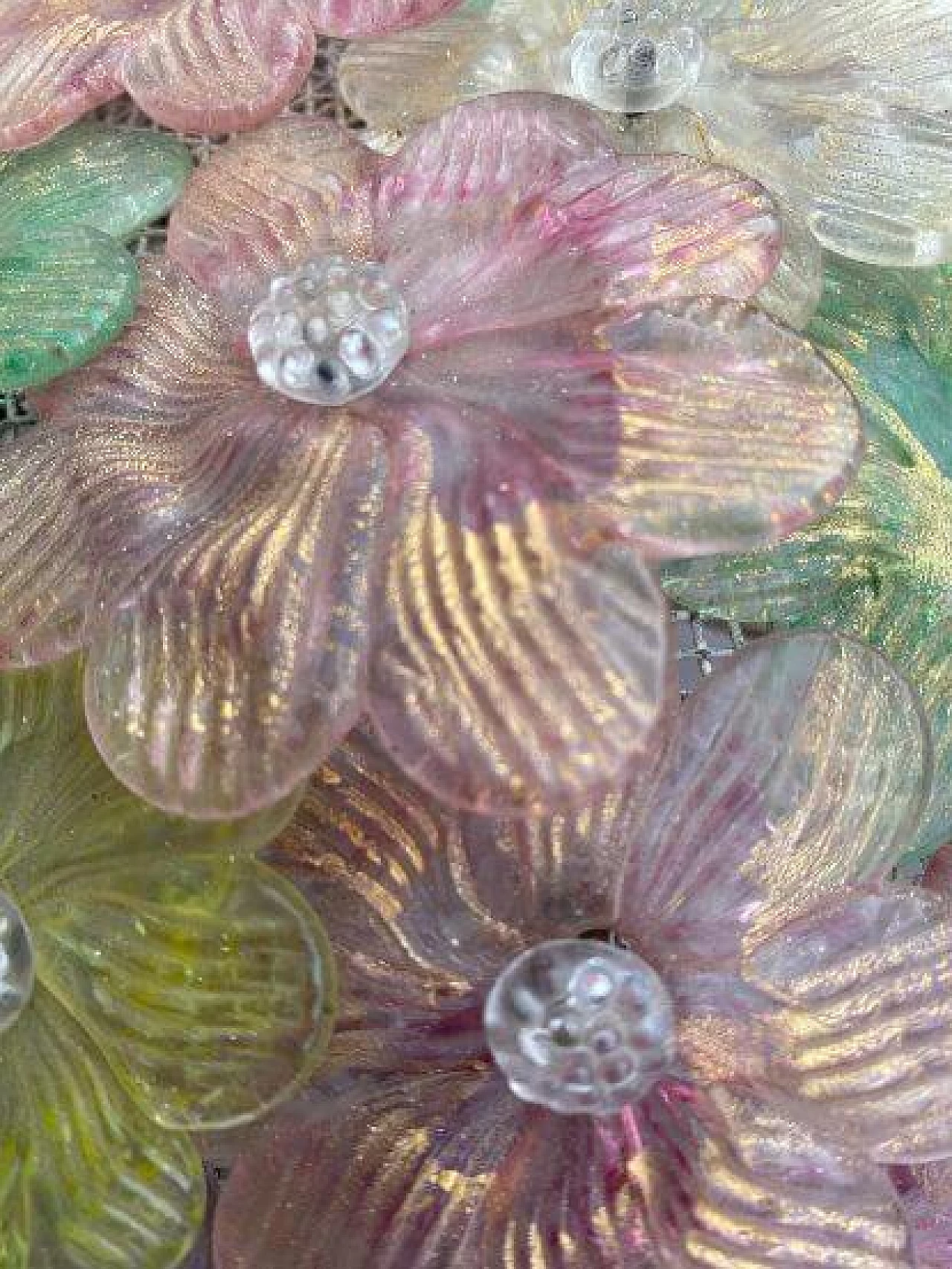 Plafonnier Barovier & Toso in Murano glass, 60s 1238669