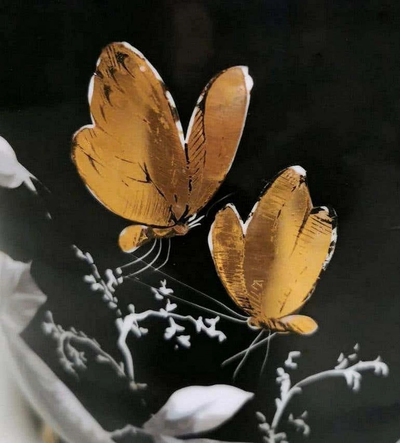 Cachepot Napoleone III in porcelain de Paris dipinta a mano, '800 1238942