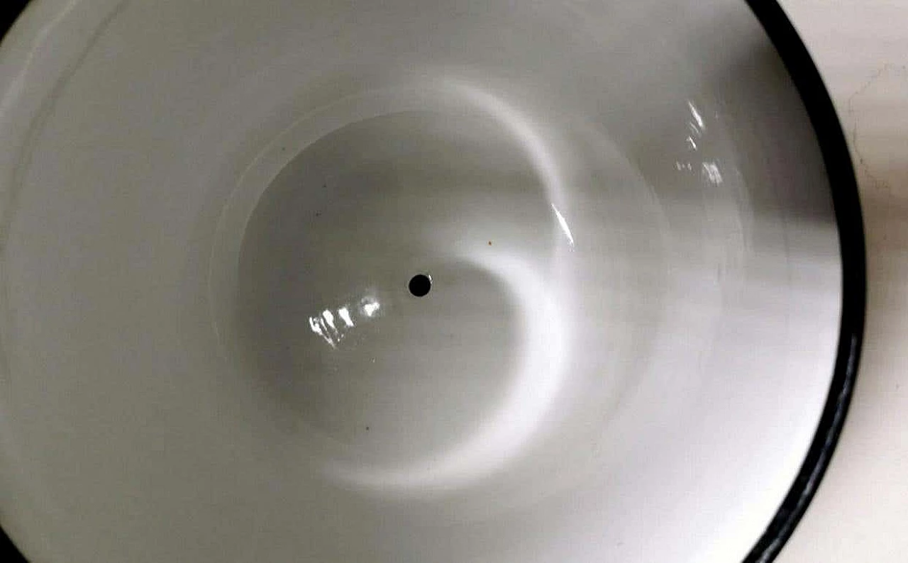 Cachepot Napoleone III in porcelain de Paris dipinta a mano, '800 1238947