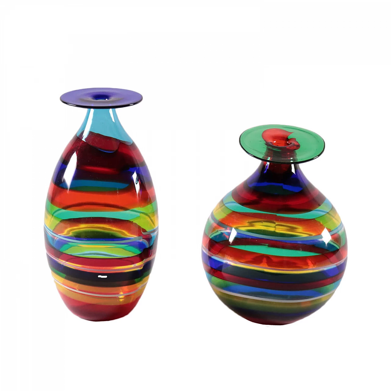 Pair of Murano glass vases by La Murrina 1239041