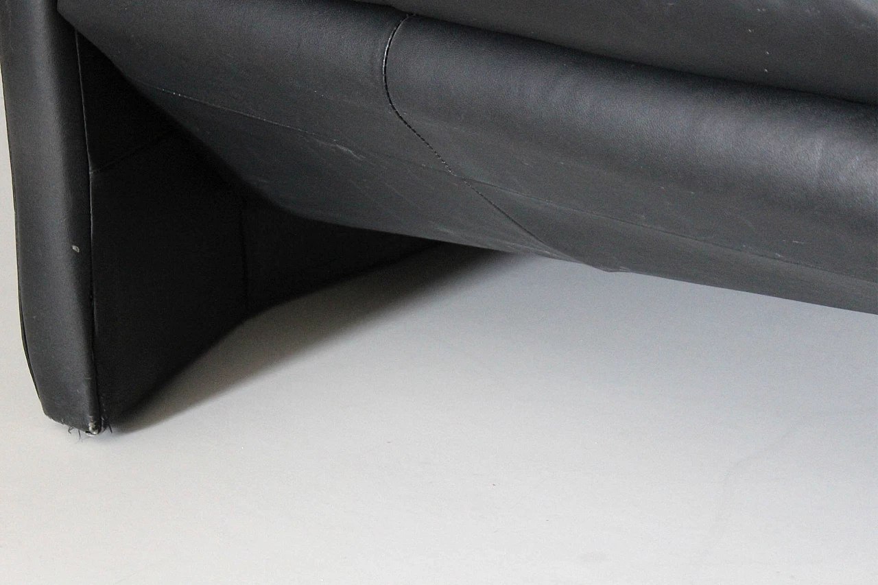 Coppia di poltrone in pelle, anni '80 1239127