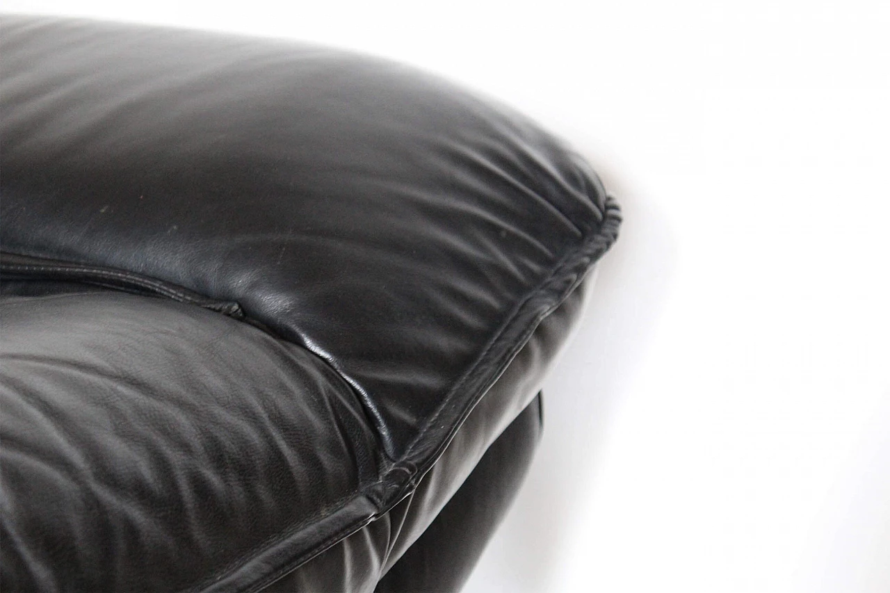 Coppia di poltrone in pelle, anni '80 1239128