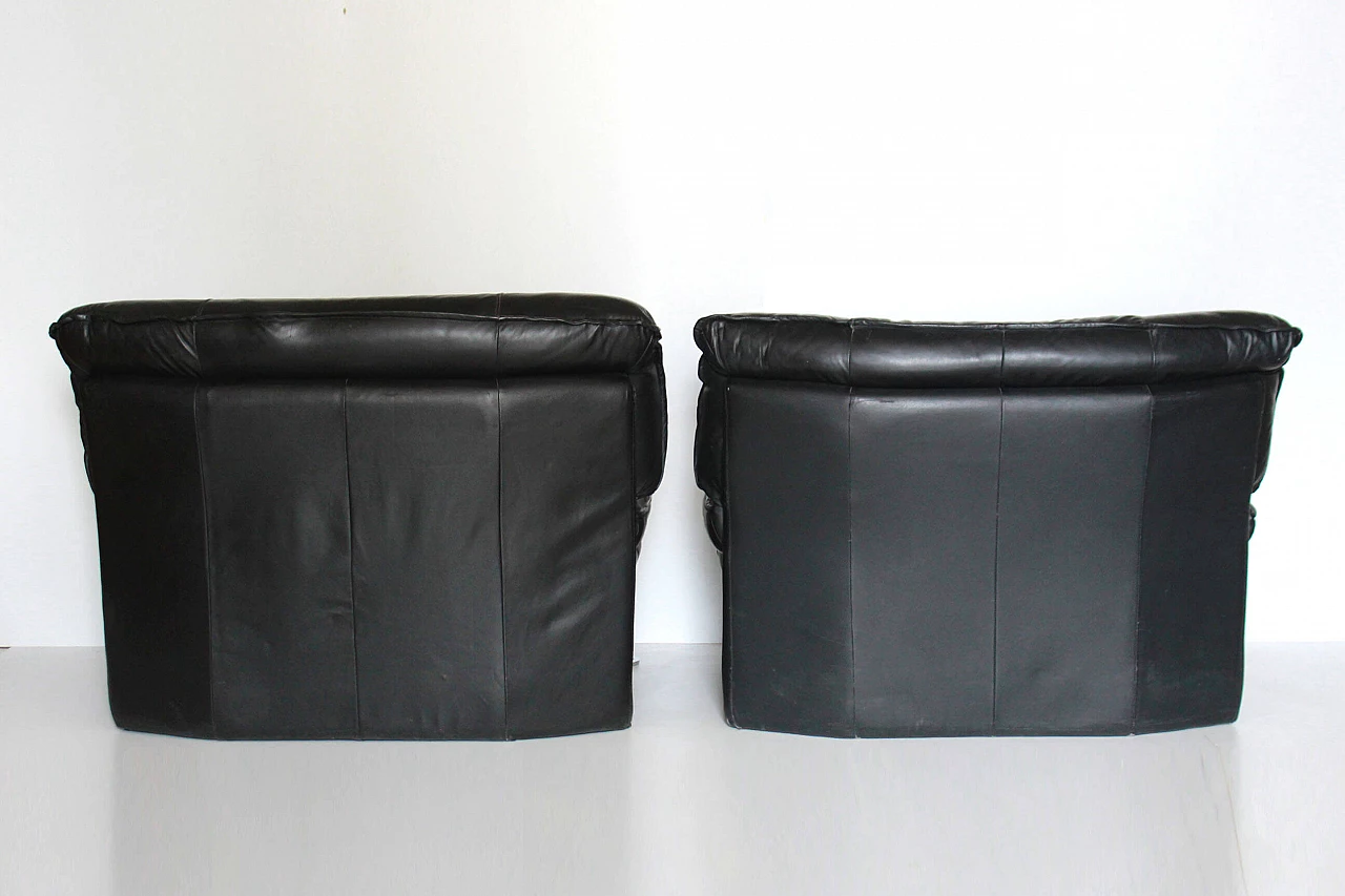 Leather armchairs, 80s 1239134