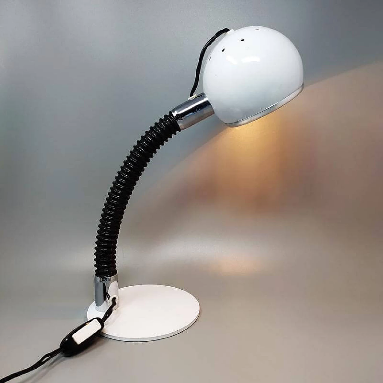 White Eyeball table lamp by Reggiani, 70s 1239313