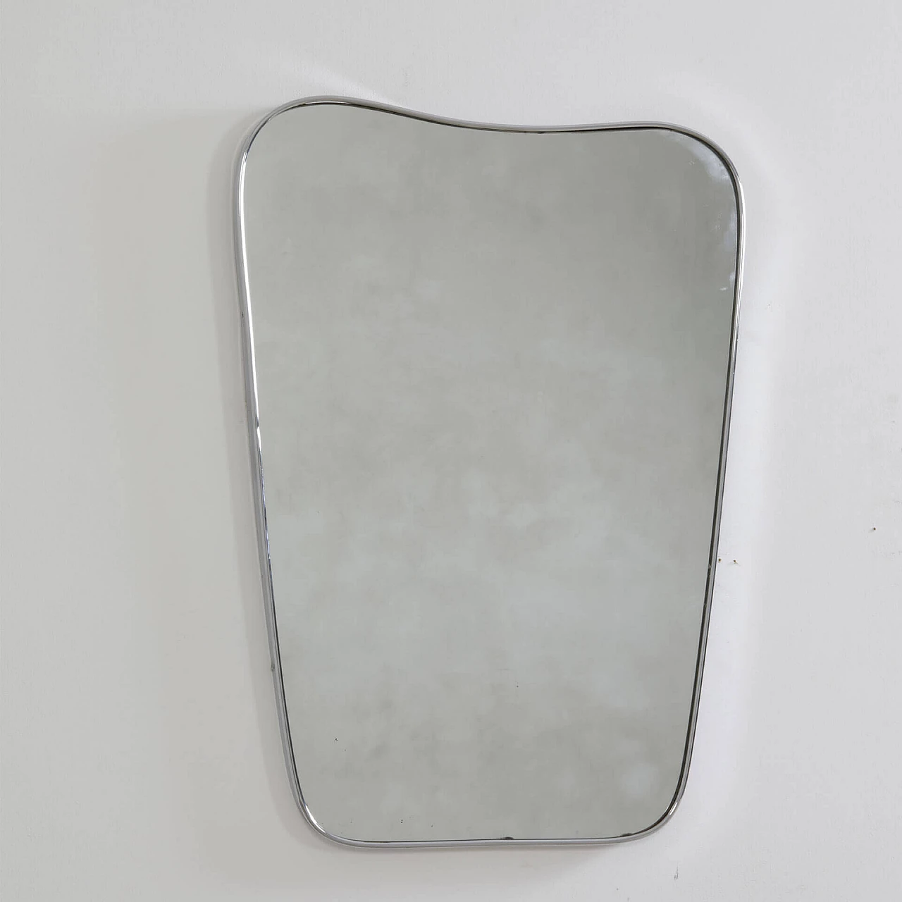 Mirror with chromed brass frame, 1950s 1239725