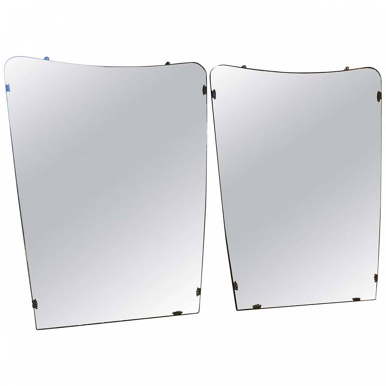 Pair of wall mirrors in the style of Gio Ponti, 50s 1239928