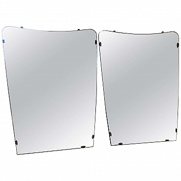 Pair of wall mirrors in the style of Gio Ponti, 50s