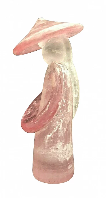Statua in vetro di Murano di Seguso, anni '60