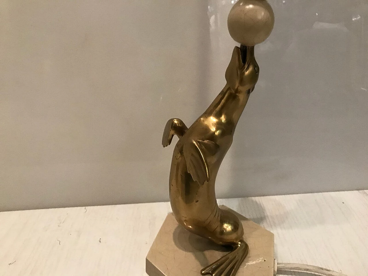 Coppia di lampade da tavolo di Leone Aliotti per Aliotti, anni '80 1240025