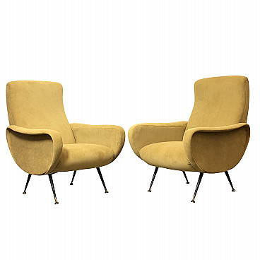 Armchairs Lady attributed to Marco Zanuso, 50s