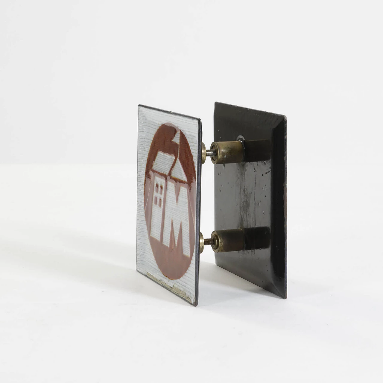 Maniglia Del Campo in rame smaltato, anni '60 1240205