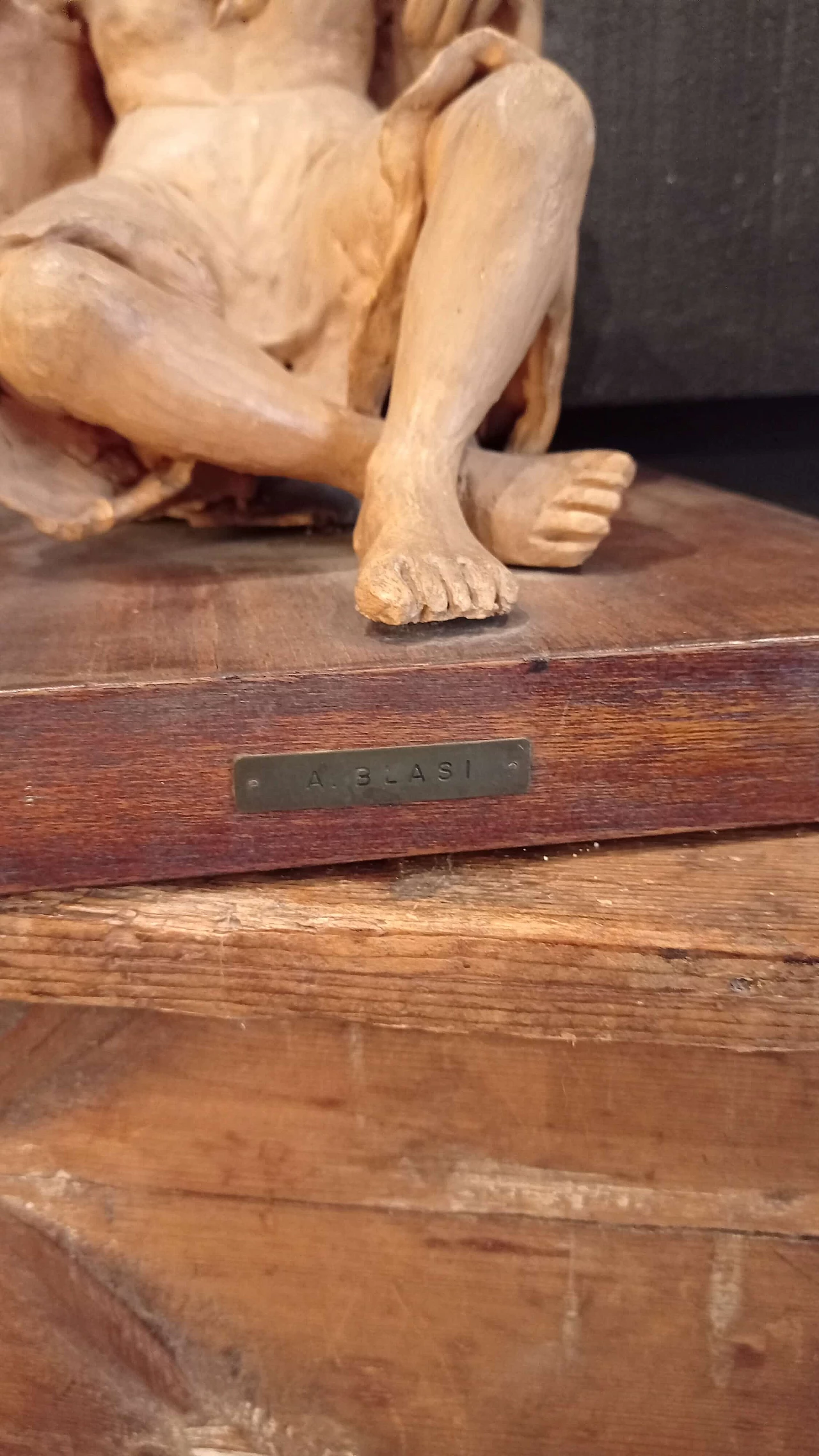 Terracotta sculpture by A. Blasi, 1979 1240393