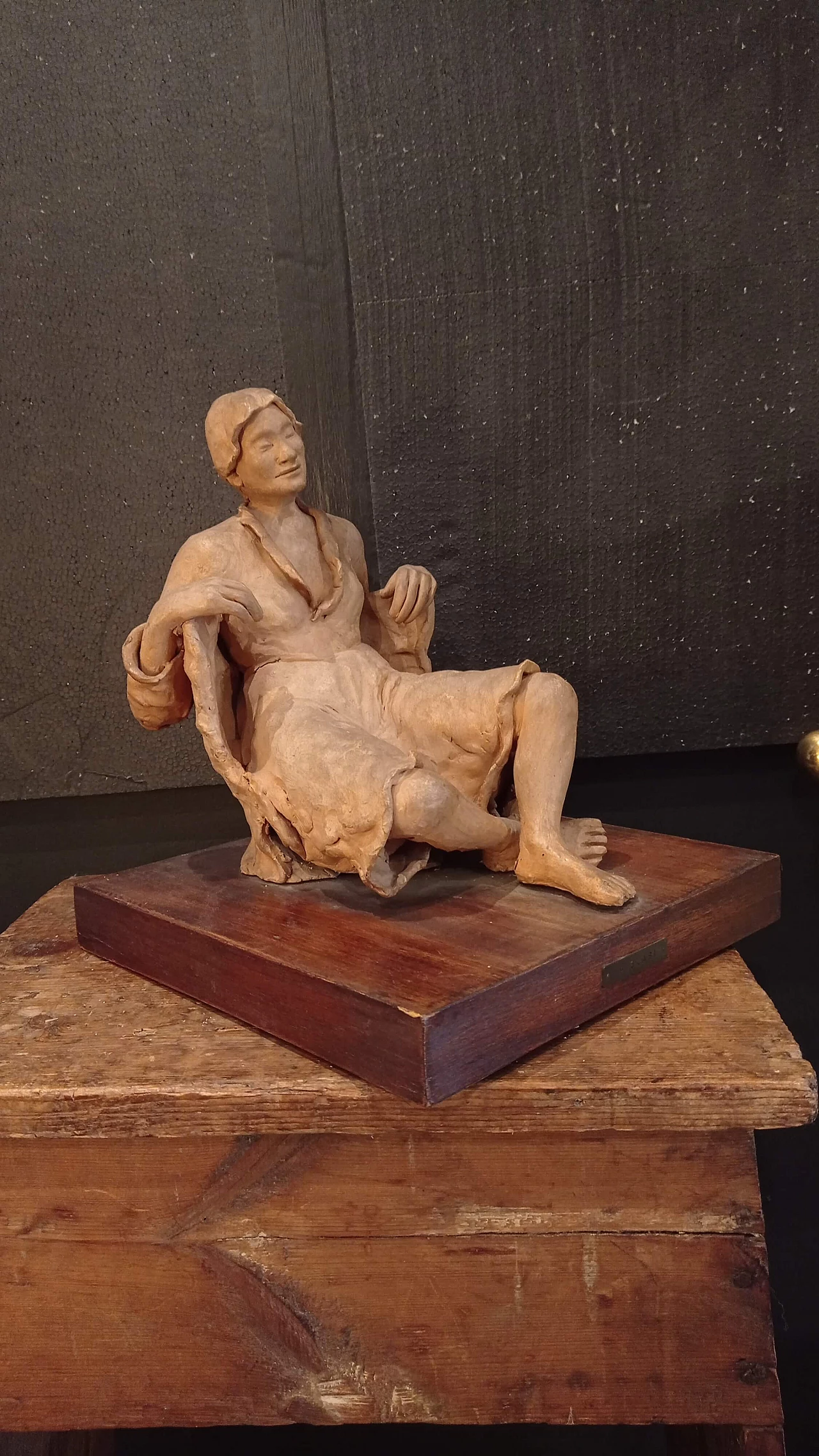 Terracotta sculpture by A. Blasi, 1979 1240399