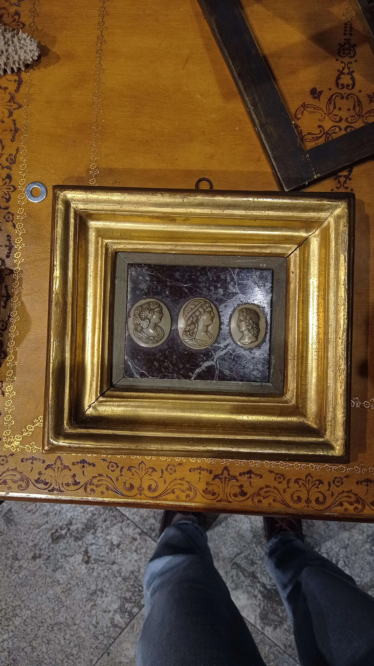 Mythological cameos with gilded frame, early 19th century 1240476
