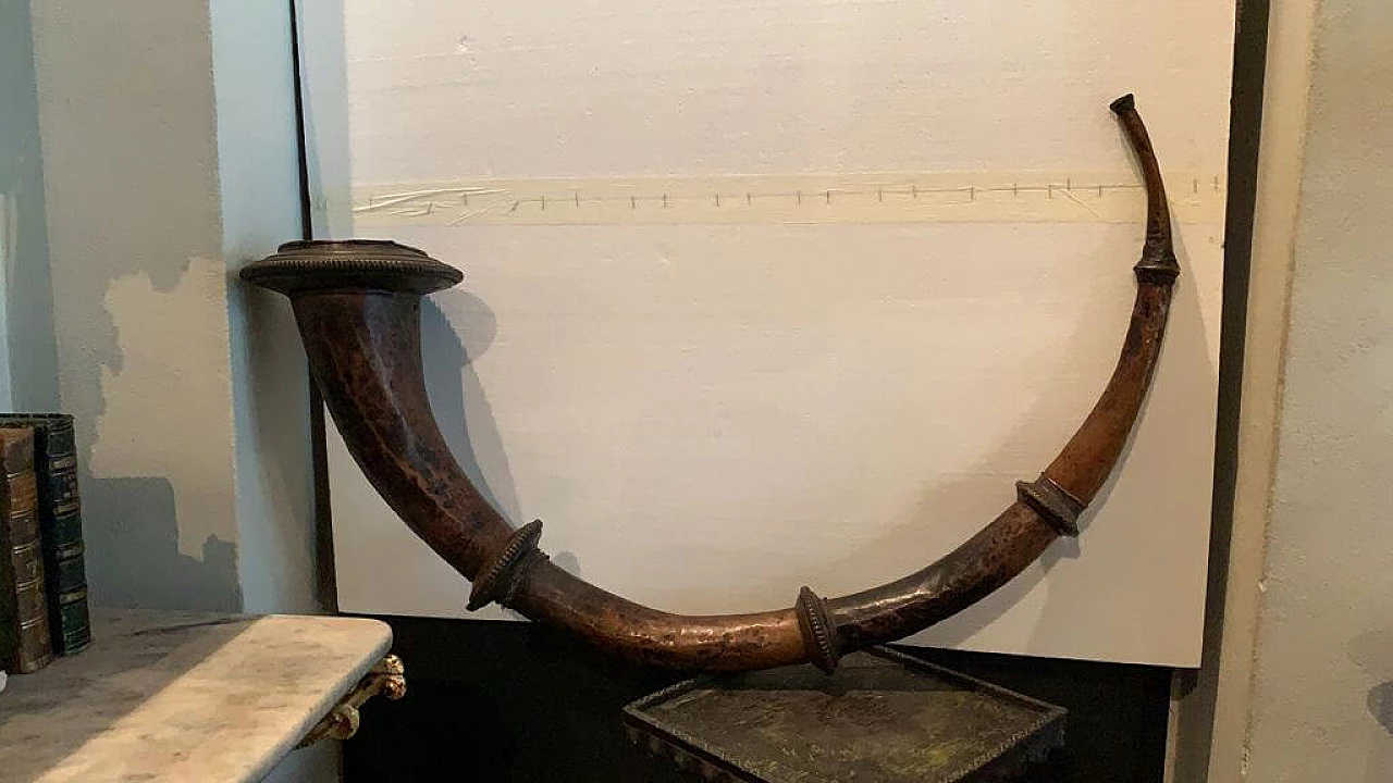 Tibetan trumpet in copper, 18th century 1240493