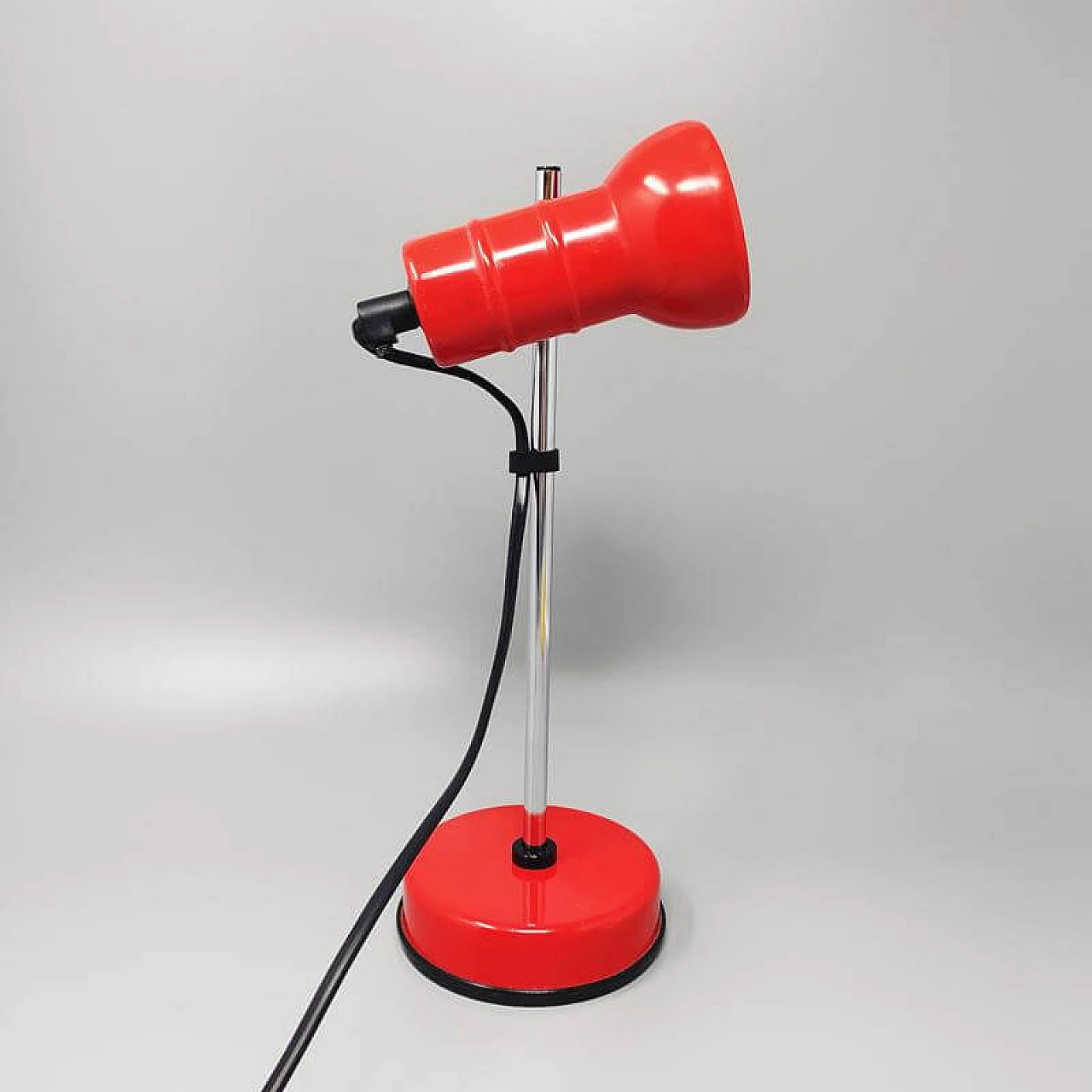Red table lamp by Veneta Lumi, 1970s 1240628