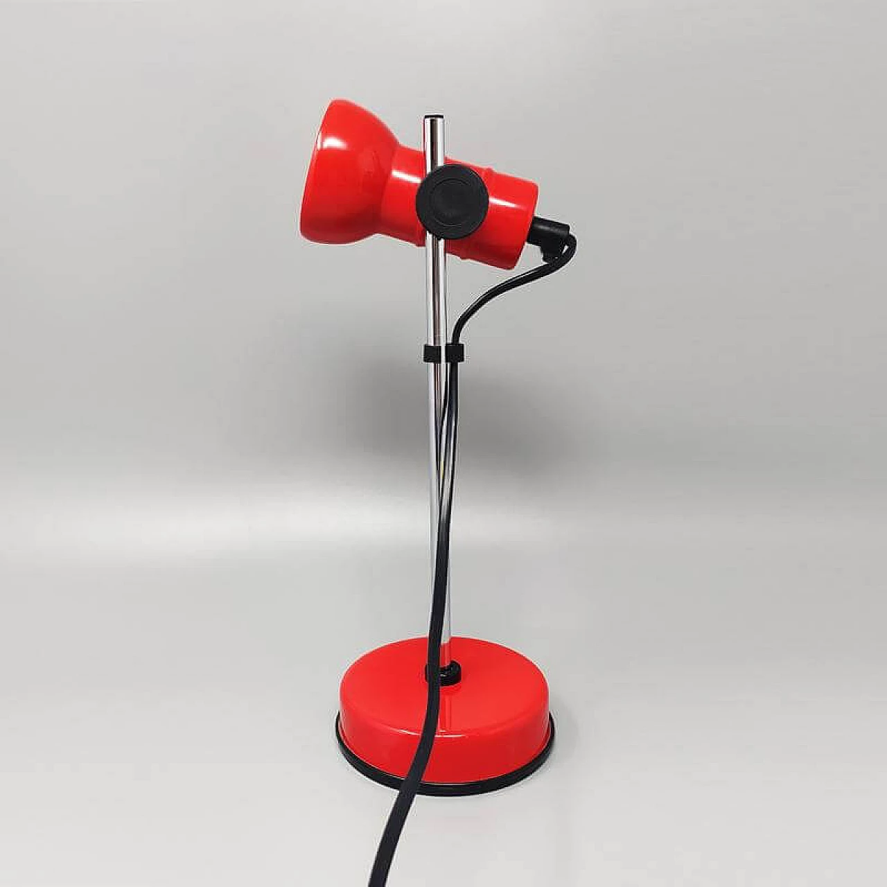 Red table lamp by Veneta Lumi, 1970s 1240629