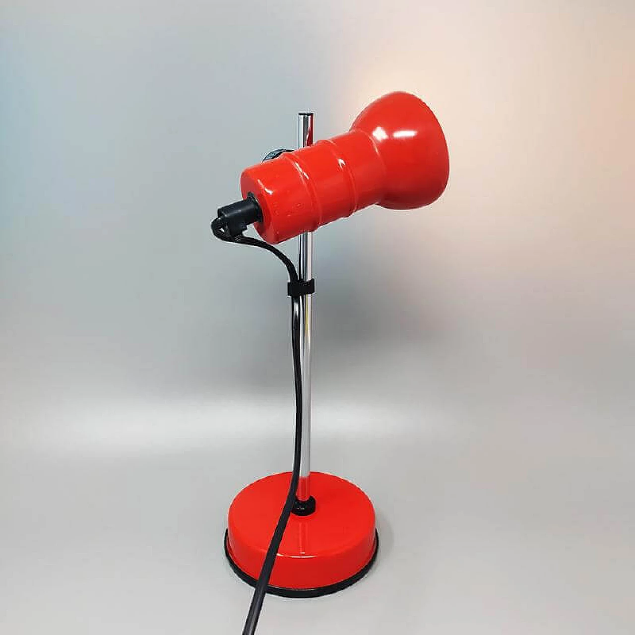 Red table lamp by Veneta Lumi, 1970s 1240630