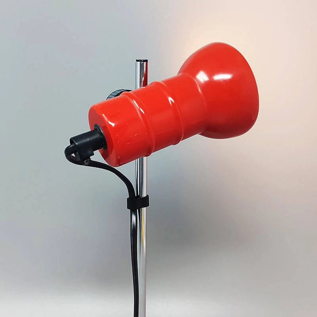 Red table lamp by Veneta Lumi, 1970s 1240632
