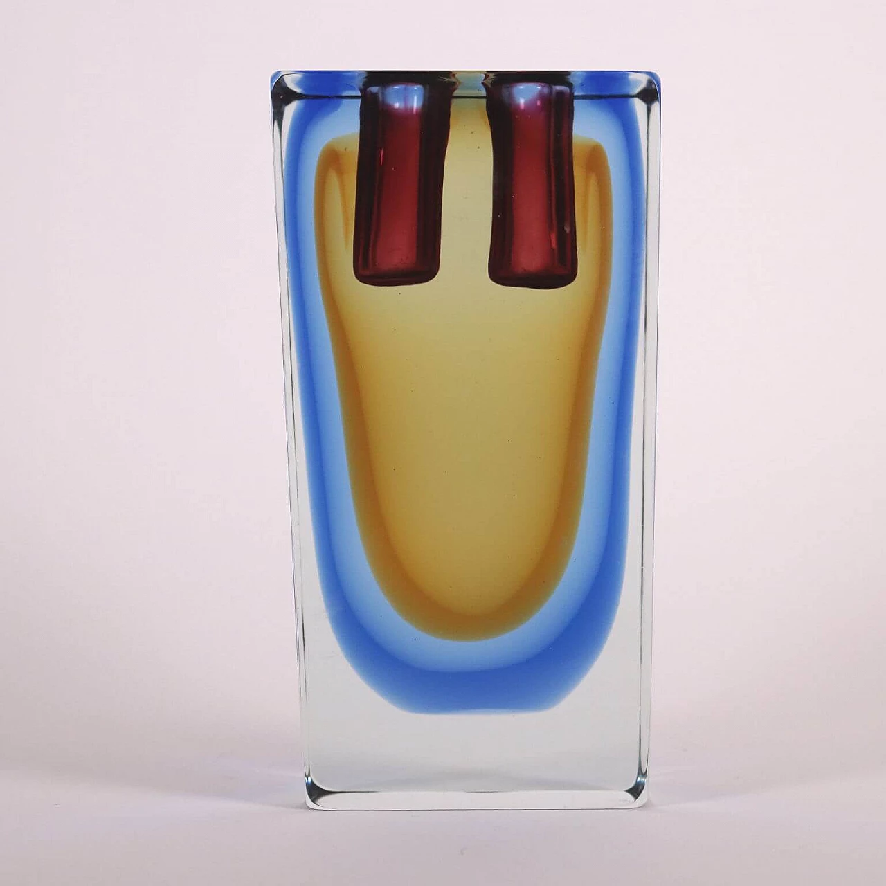 Vase in Sommerso glass, 60s 1240706