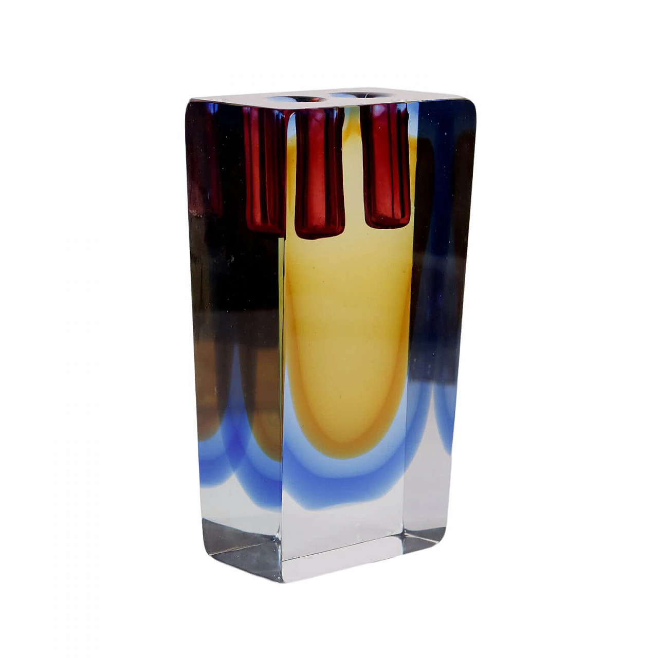 Vase in Sommerso glass, 60s 1240707