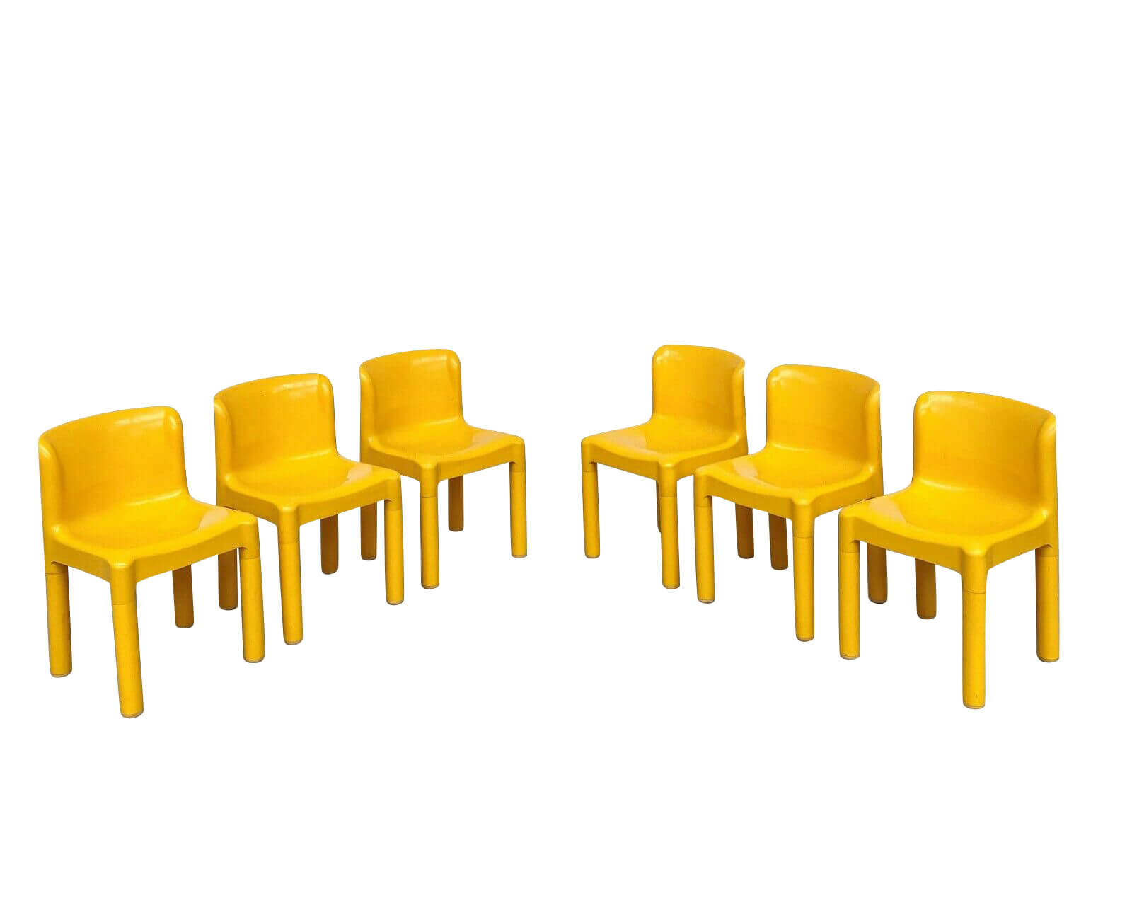 Chairs 4875 by Carlo Bartoli for Kartell, 70s intOndo