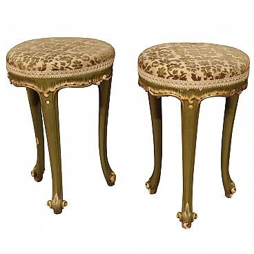 Pair of Venetian stools of the 20th century