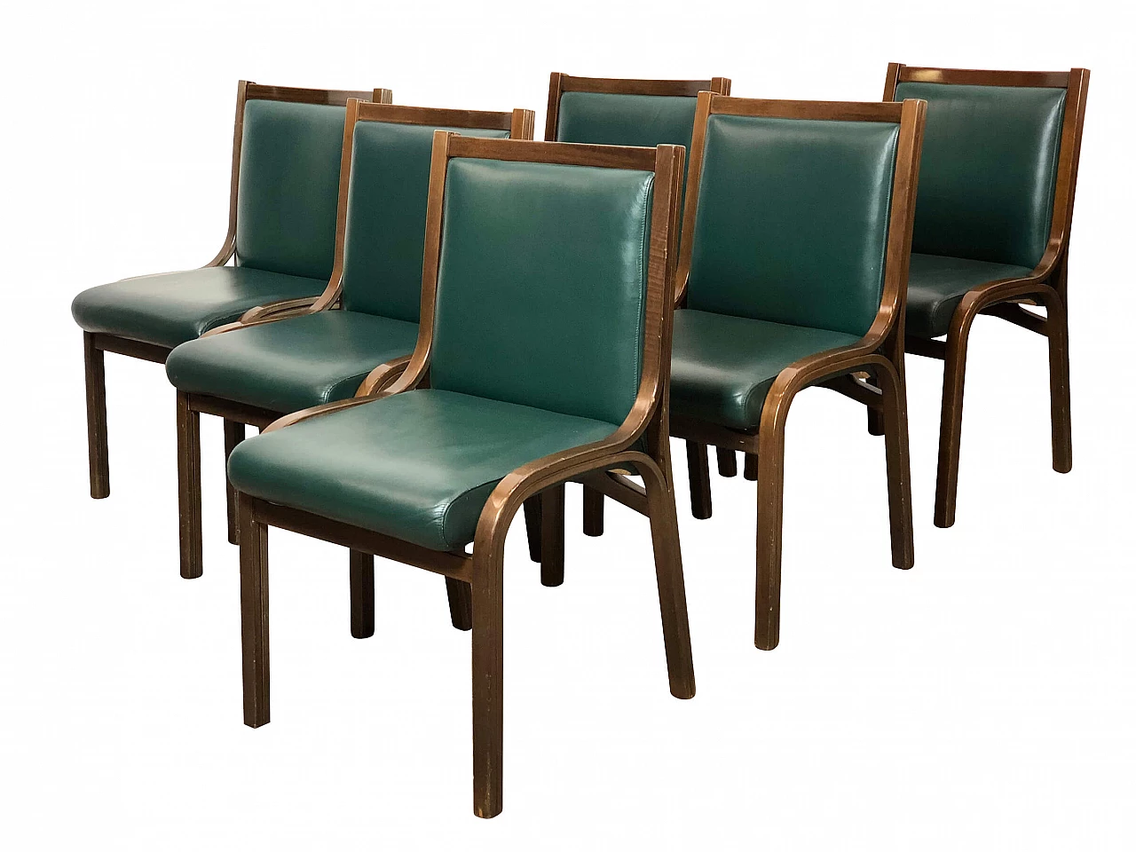 6 Cavour chairs by Meneghetti, Stoppino and Gregotti for Frau, 1960s 1241161