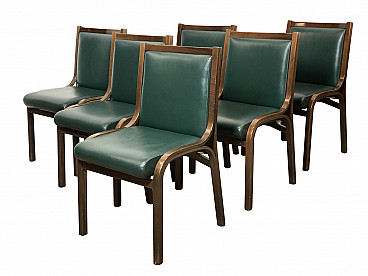 6 Cavour chairs by Meneghetti, Stoppino and Gregotti for Frau, 1960s
