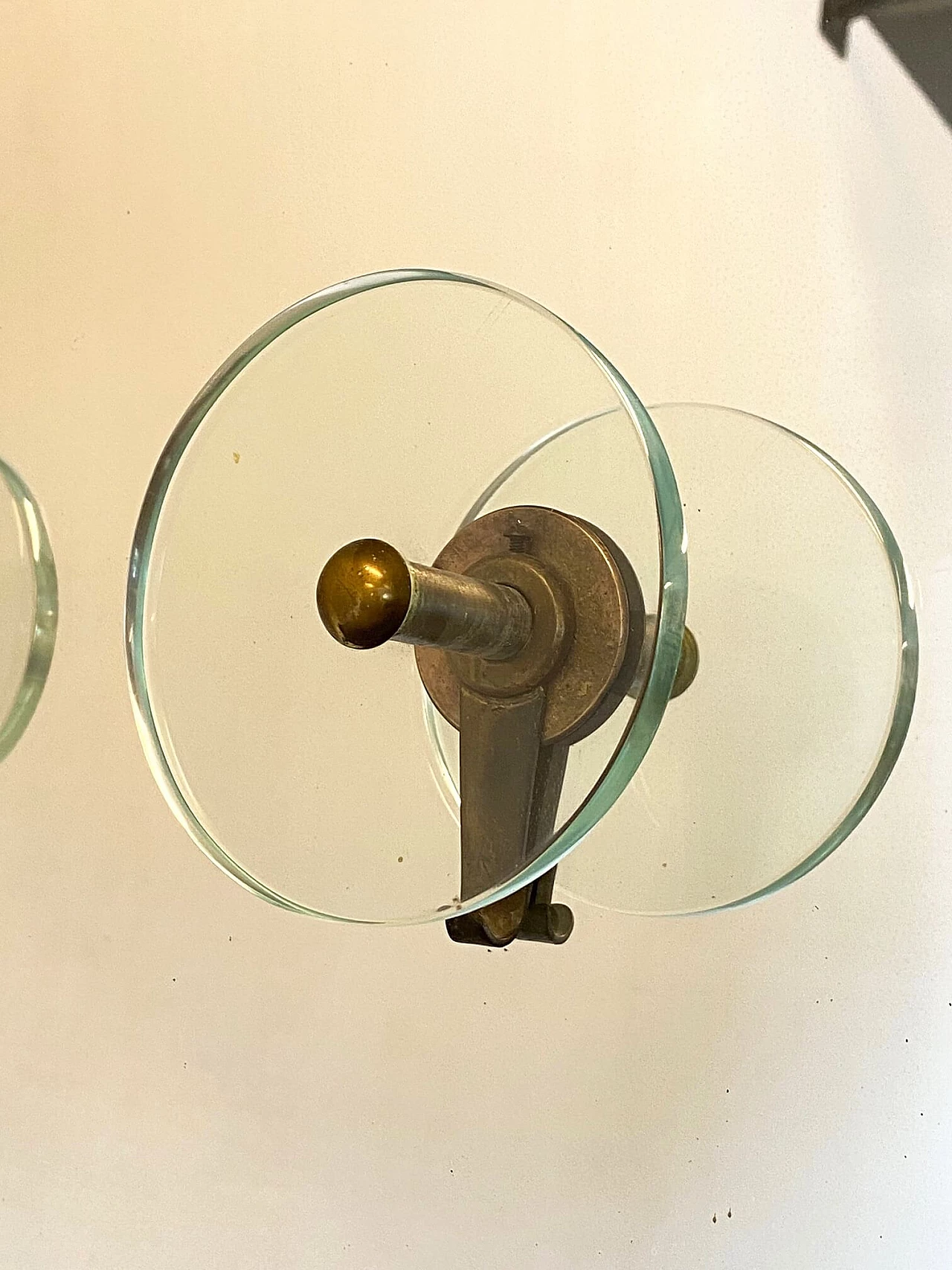 Specchio appendiabiti di Cristal Art, anni '60 1241228