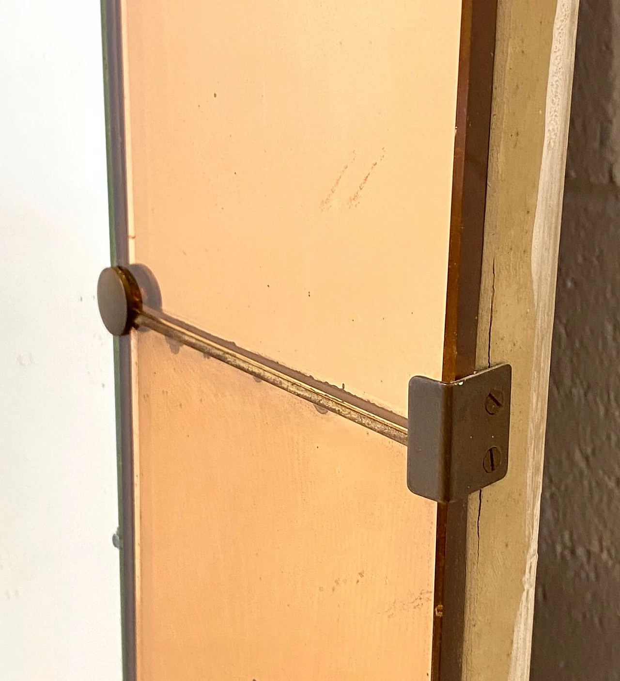 Specchio appendiabiti di Cristal Art, anni '60 1241229