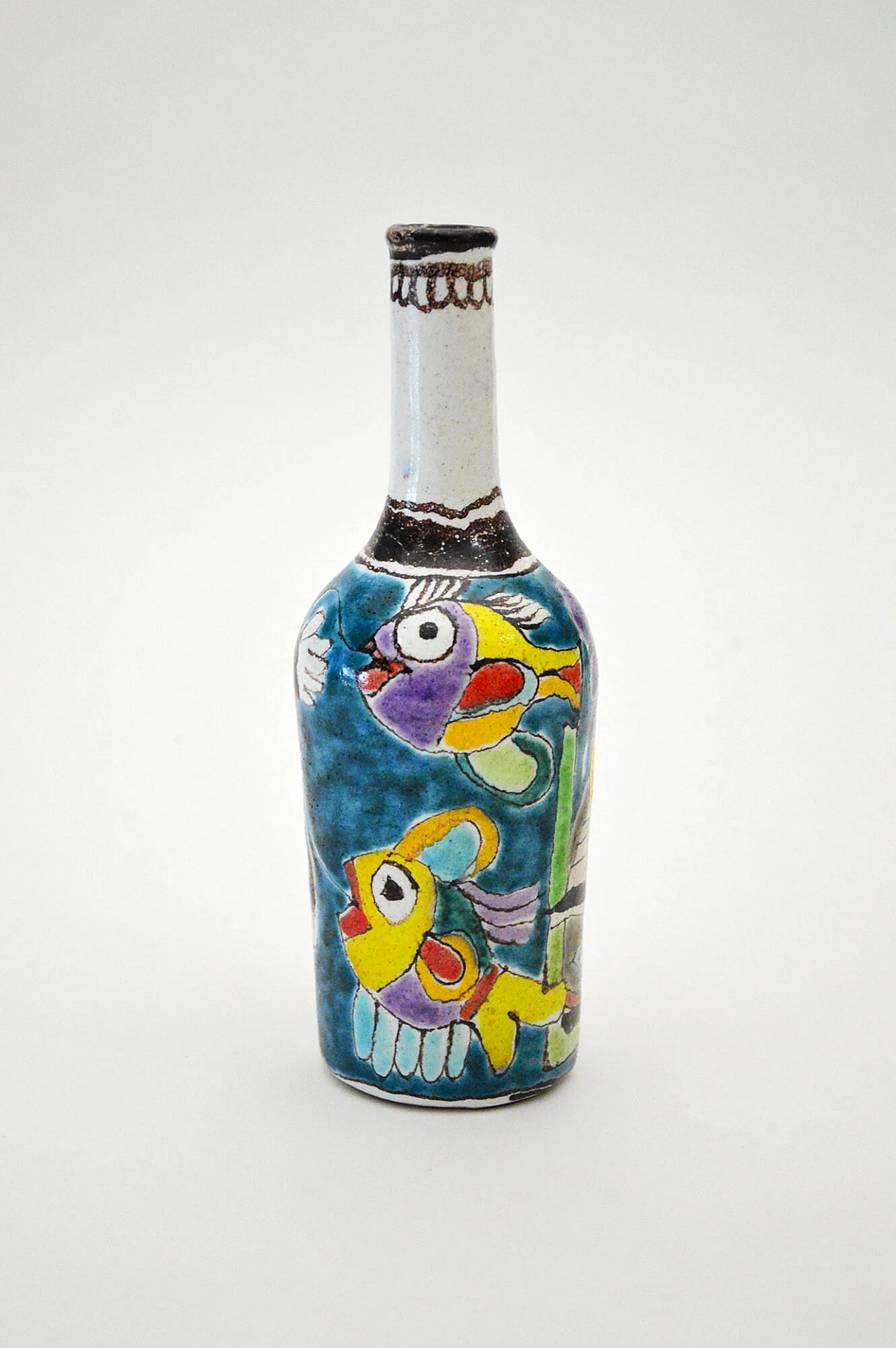 Bottiglia in ceramica di Giovanni De Simone, anni '50 1241304